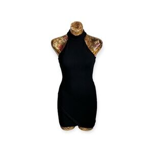 by the way mini bodycon dress black XS